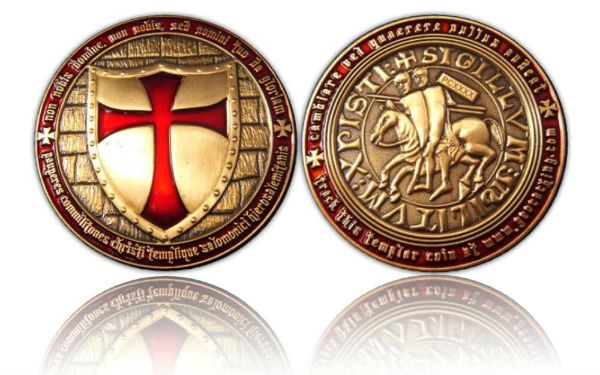 Templar gold coins
